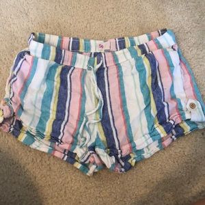 Colorful Striped Shorts
